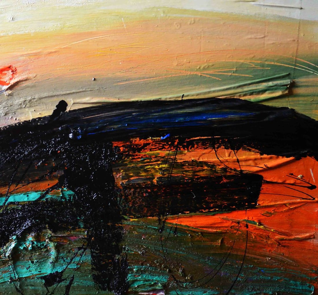 Oil painting Mountain Meadow Natalia Korf-Ivaniuk - 5
