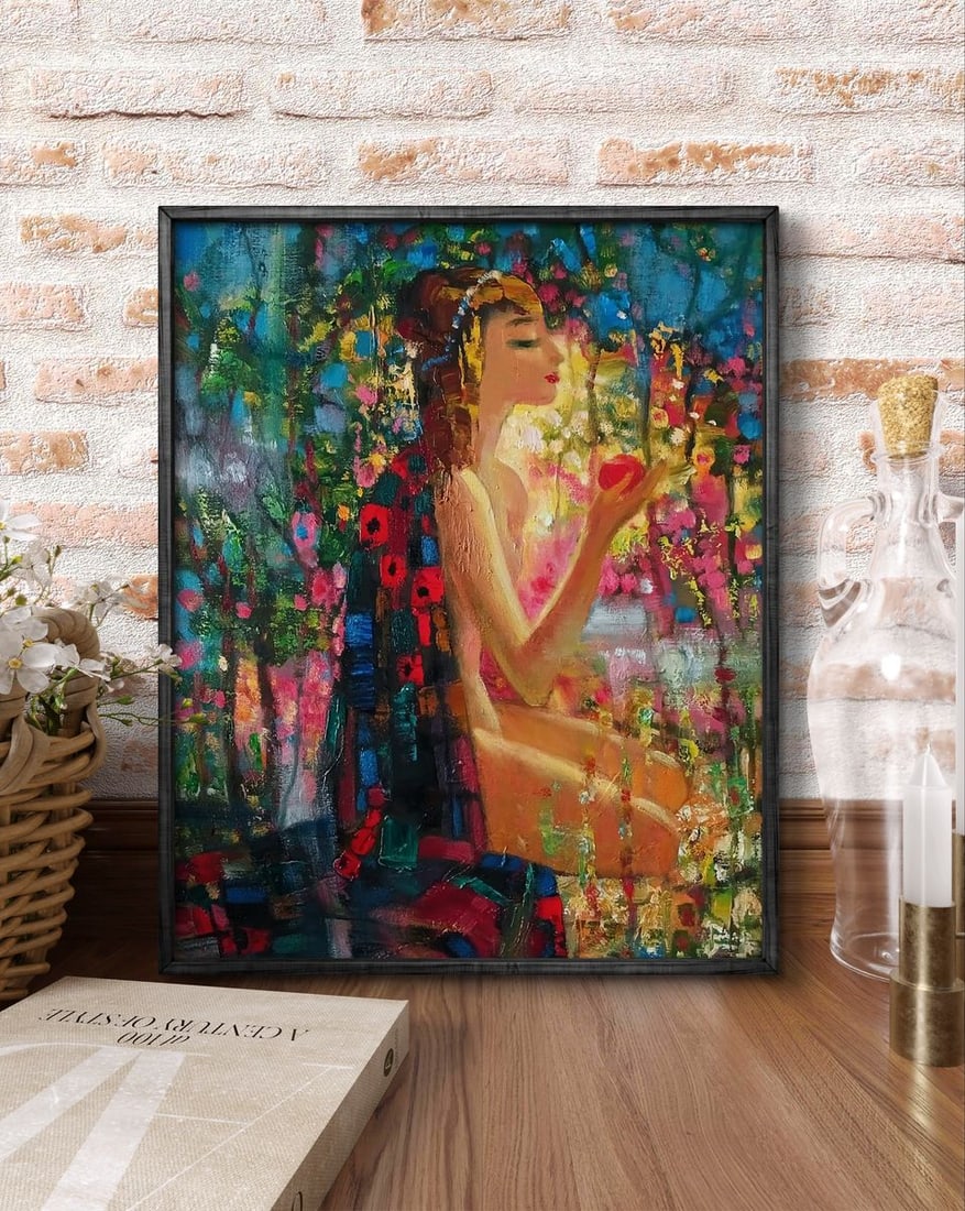 Abstract oil painting Morning woman Anatoly Tarabanov - 2