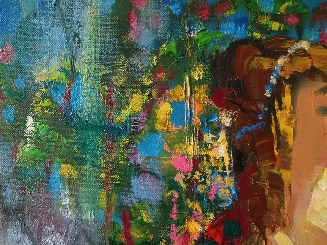 Abstract oil painting Morning woman Anatoly Tarabanov - 4