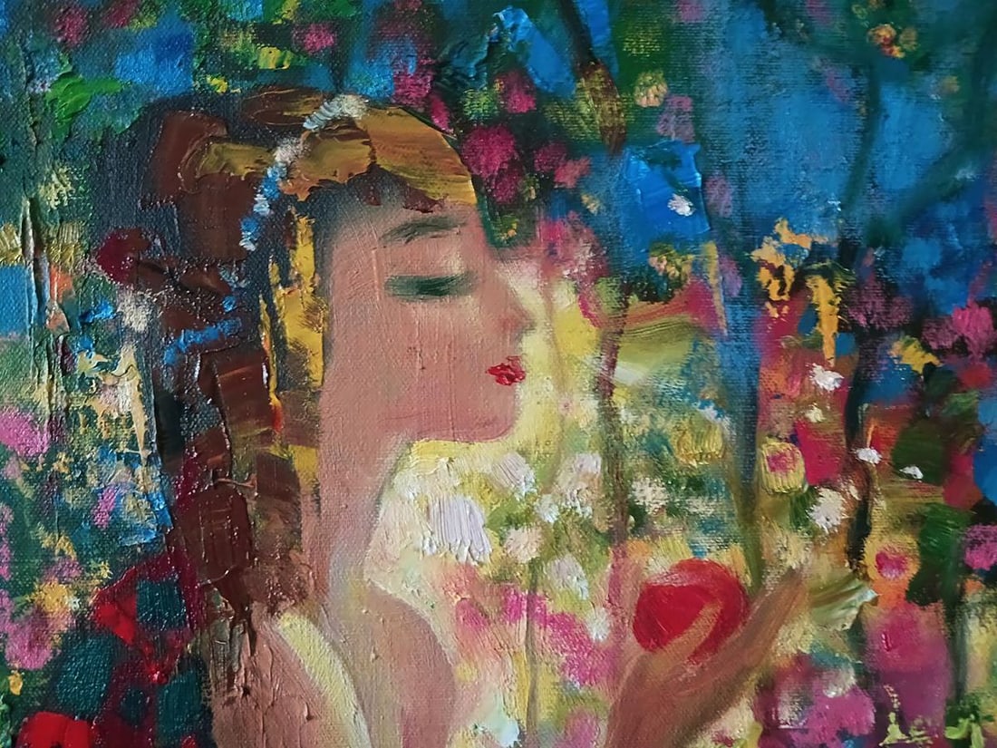 Abstract oil painting Morning woman Anatoly Tarabanov - 5