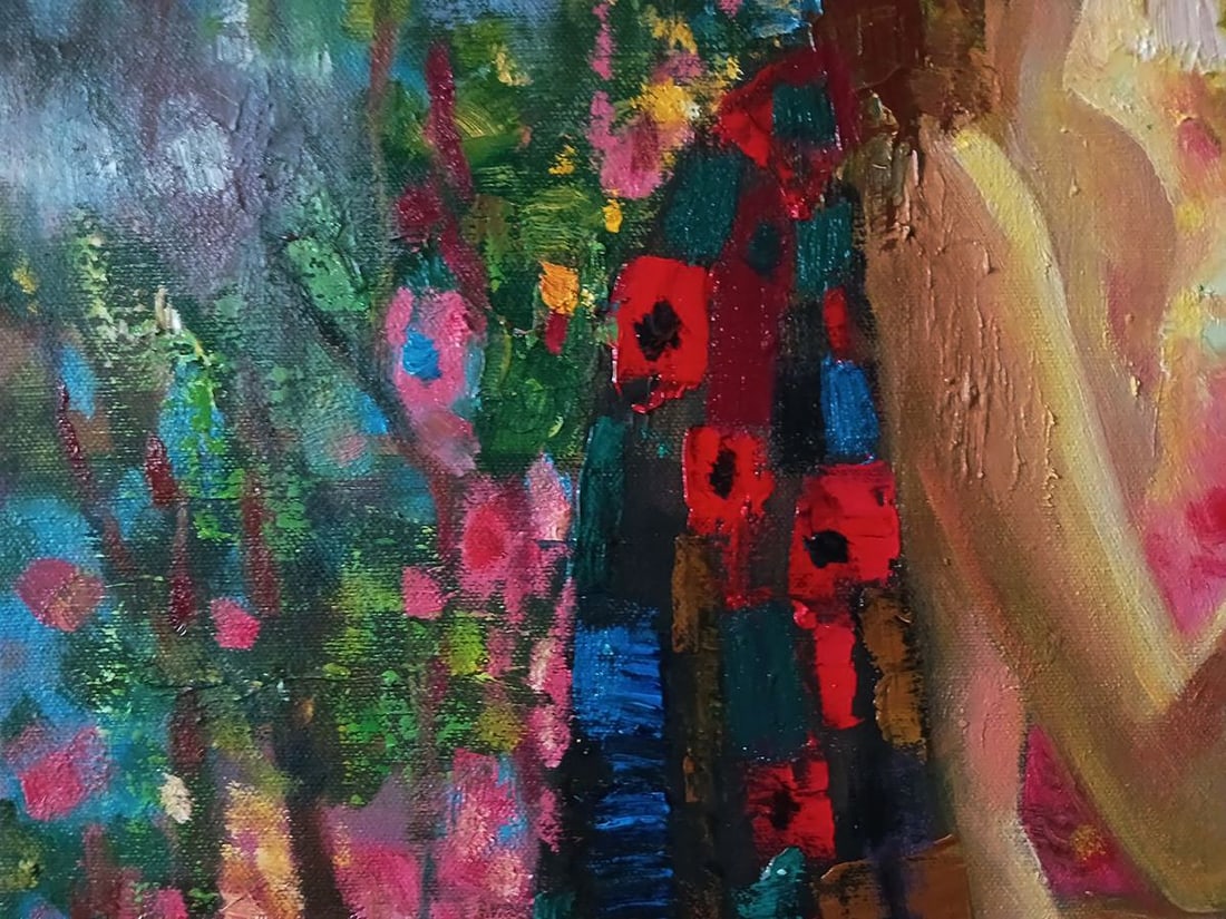 Abstract oil painting Morning woman Anatoly Tarabanov - 6
