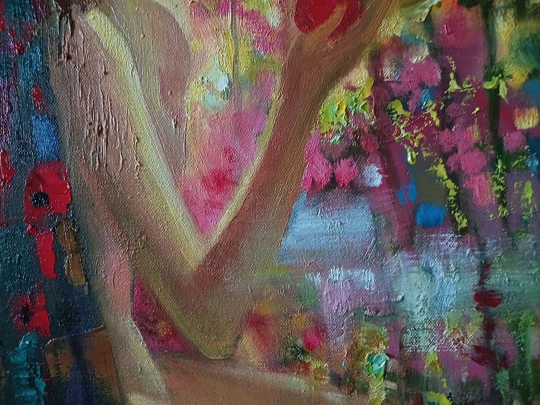Abstract oil painting Morning woman Anatoly Tarabanov - 7