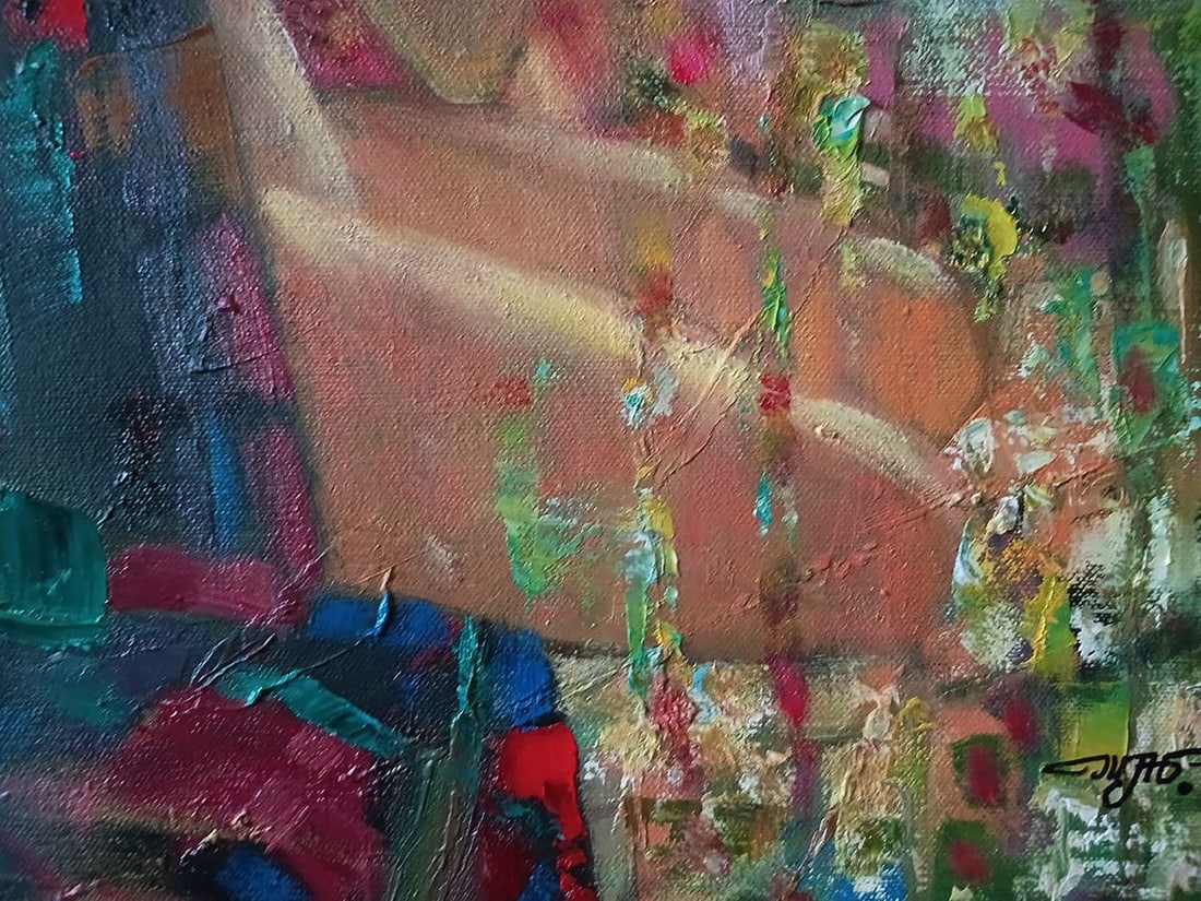 Abstract oil painting Morning woman Anatoly Tarabanov - 8
