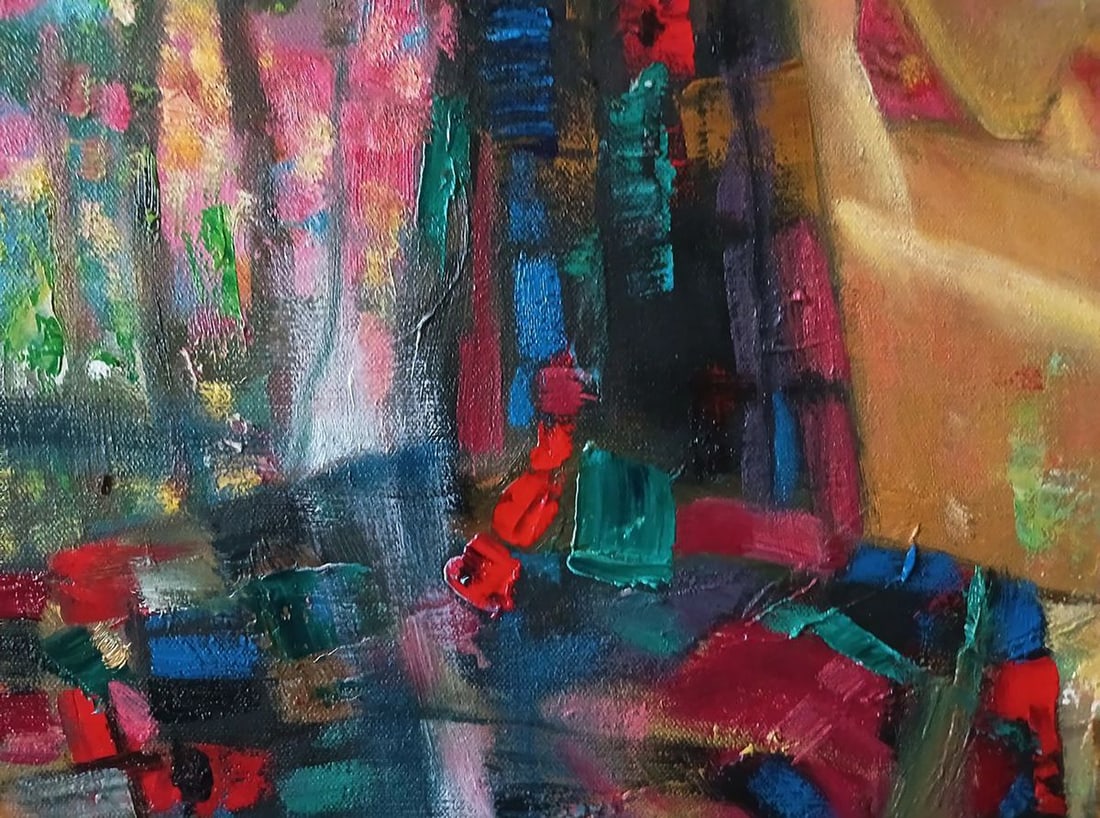 Abstract oil painting Morning woman Anatoly Tarabanov - 9