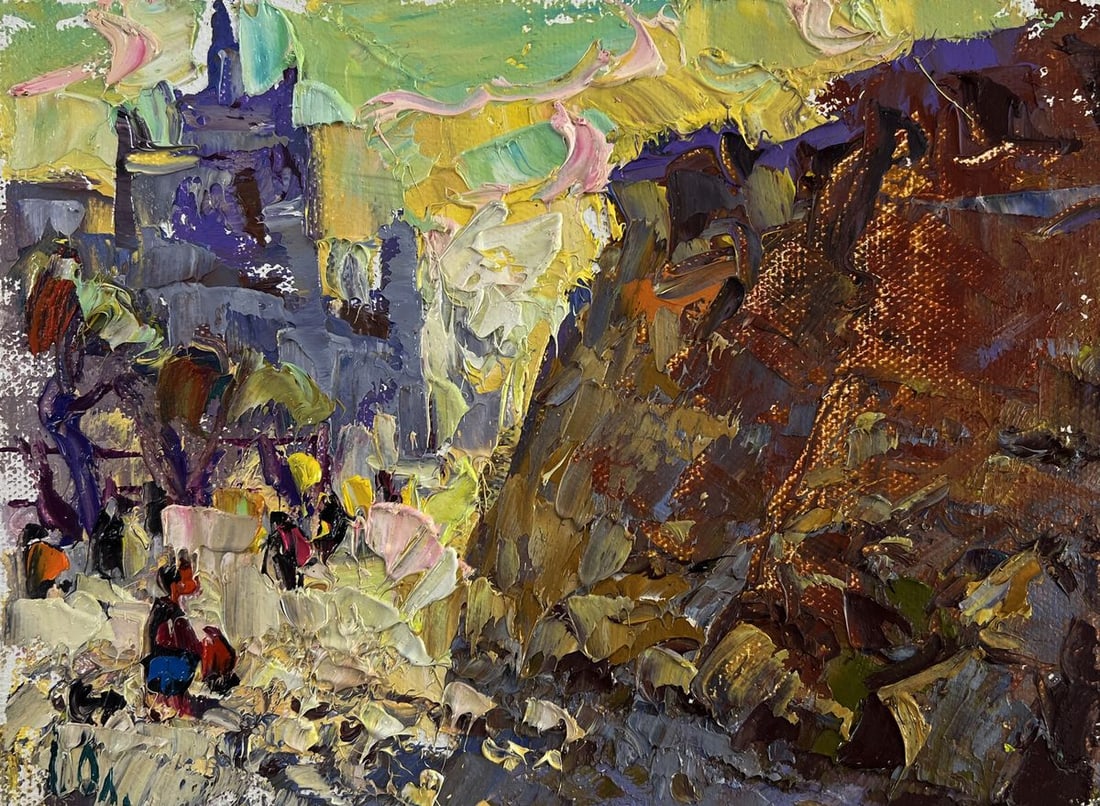Oil painting Old fortress that remembers centuries Oleksiy Ivanyuk - 3