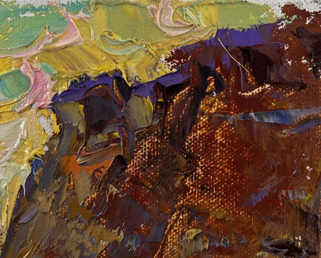 Oil painting Old fortress that remembers centuries Oleksiy Ivanyuk - 4