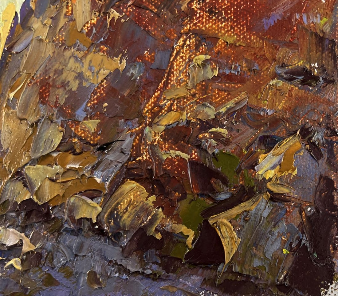 Oil painting Old fortress that remembers centuries Oleksiy Ivanyuk - 5