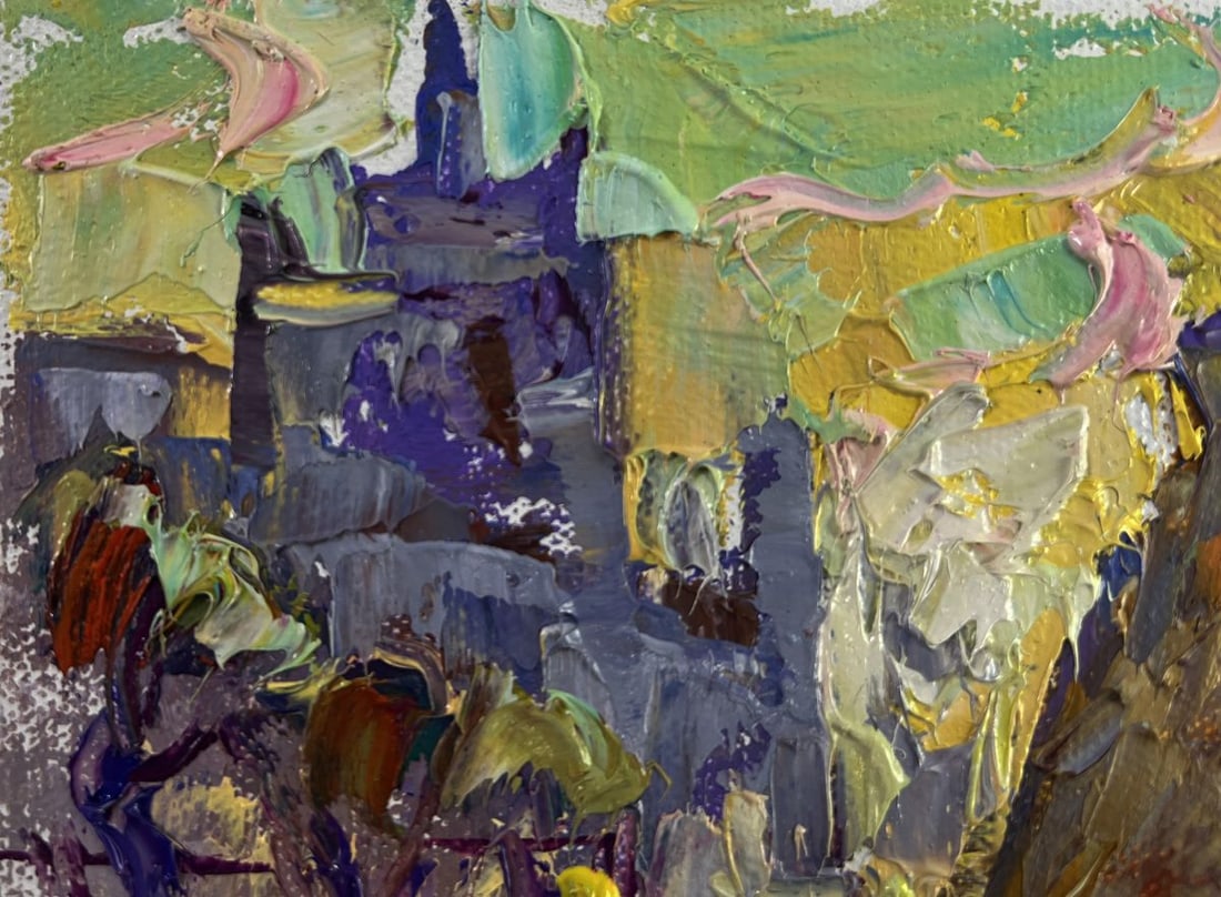 Oil painting Old fortress that remembers centuries Oleksiy Ivanyuk - 7