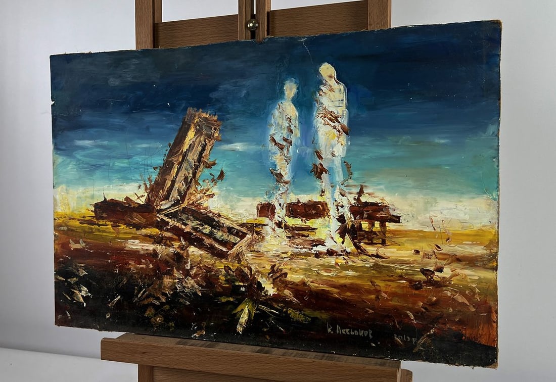 Oil painting Childhood dreams Vadim Aksenov - 2
