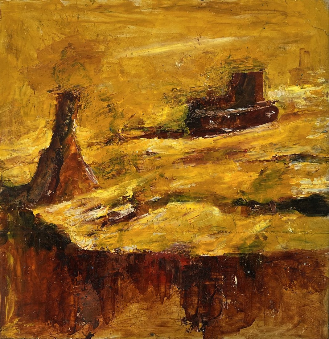 Oil painting Hot days in the field Vadim Aksenov - 3