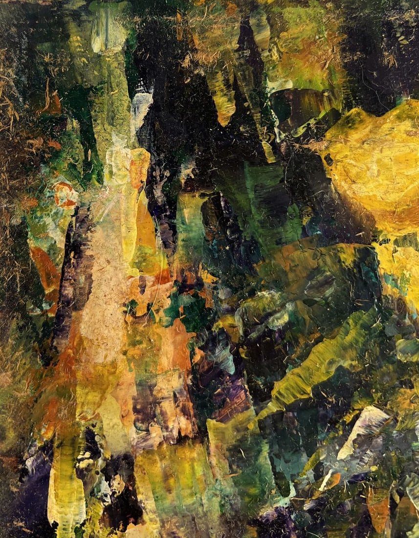 Oil painting Fragrant yellow flowers Vadim Aksenov - 4