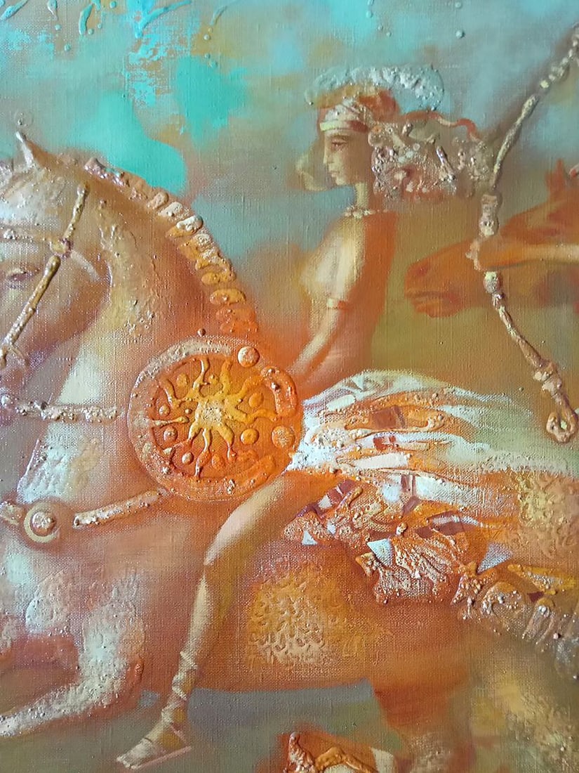 Abstract oil painting Amazons Anatoly Borisovich Tarabanov - 4