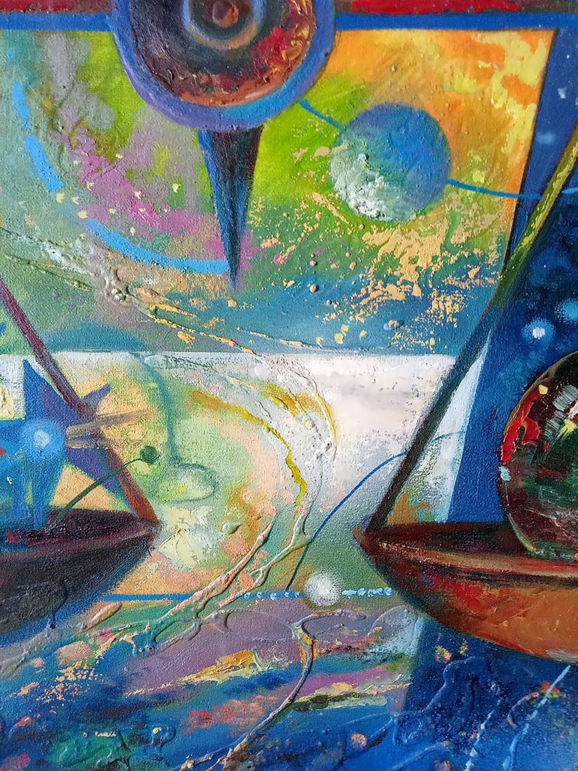 Abstract oil painting Scales Anatoly Borisovich Tarabanov - 7