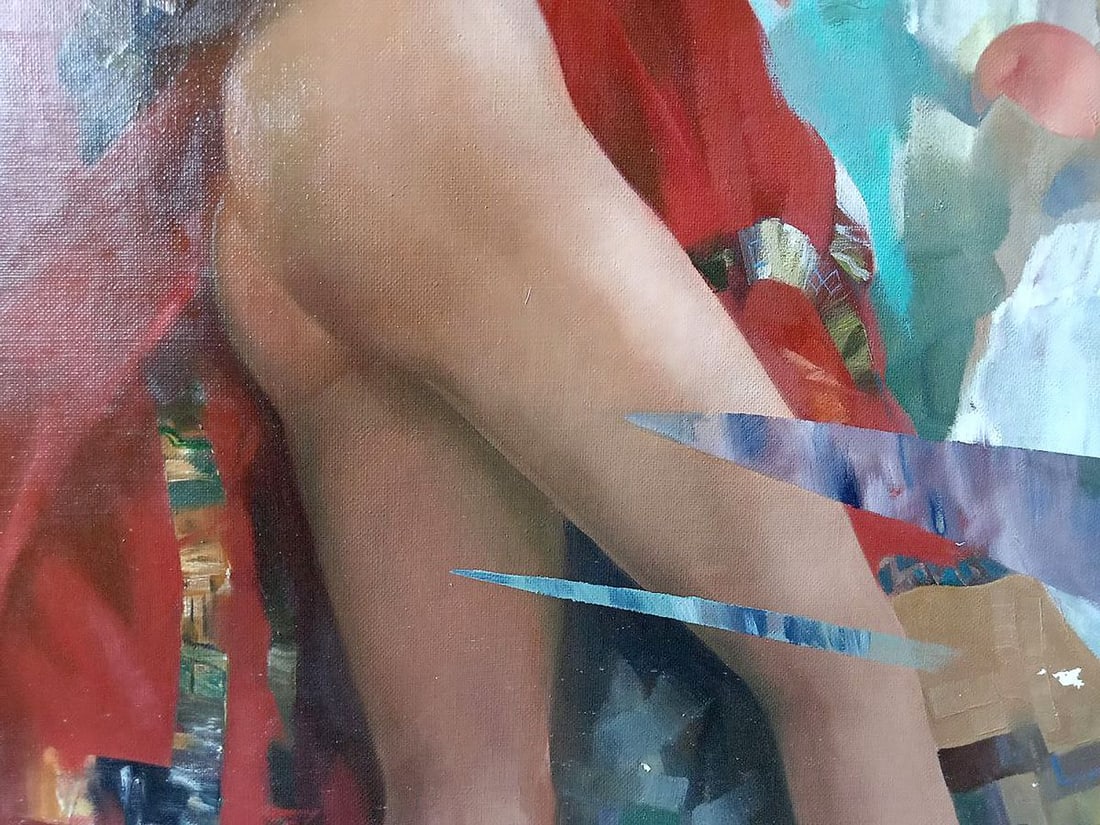 Abstract oil painting Figure Anatoly Borisovich Tarabanov - 7