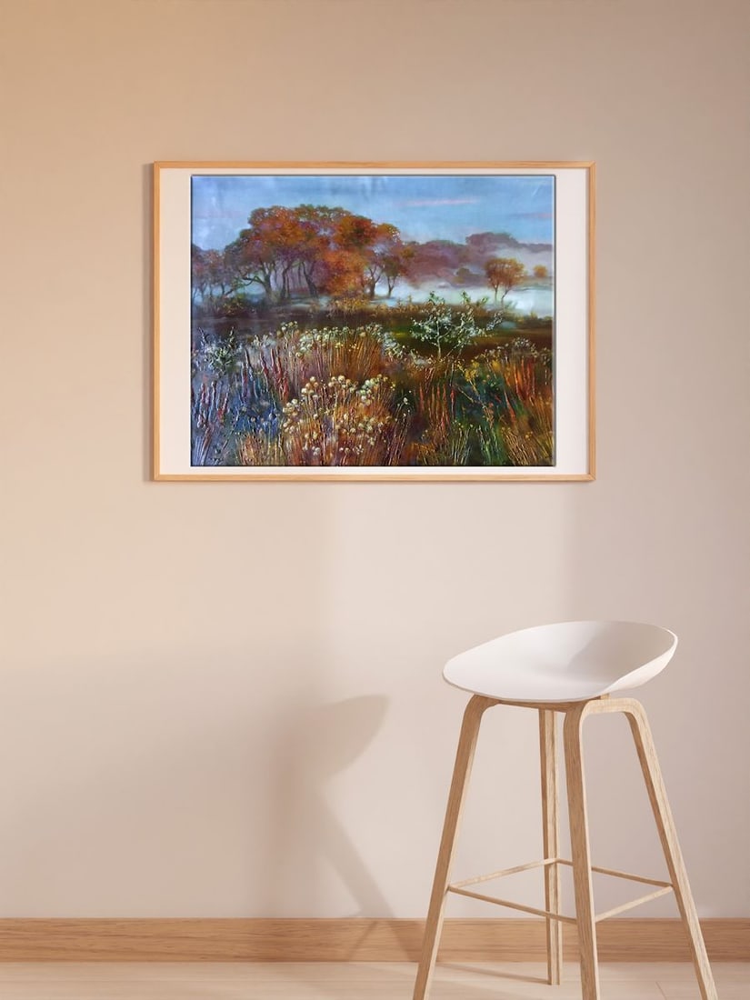 Abstract oil painting Autumn landscape Anatoly Borisovich Tarabanov - 2