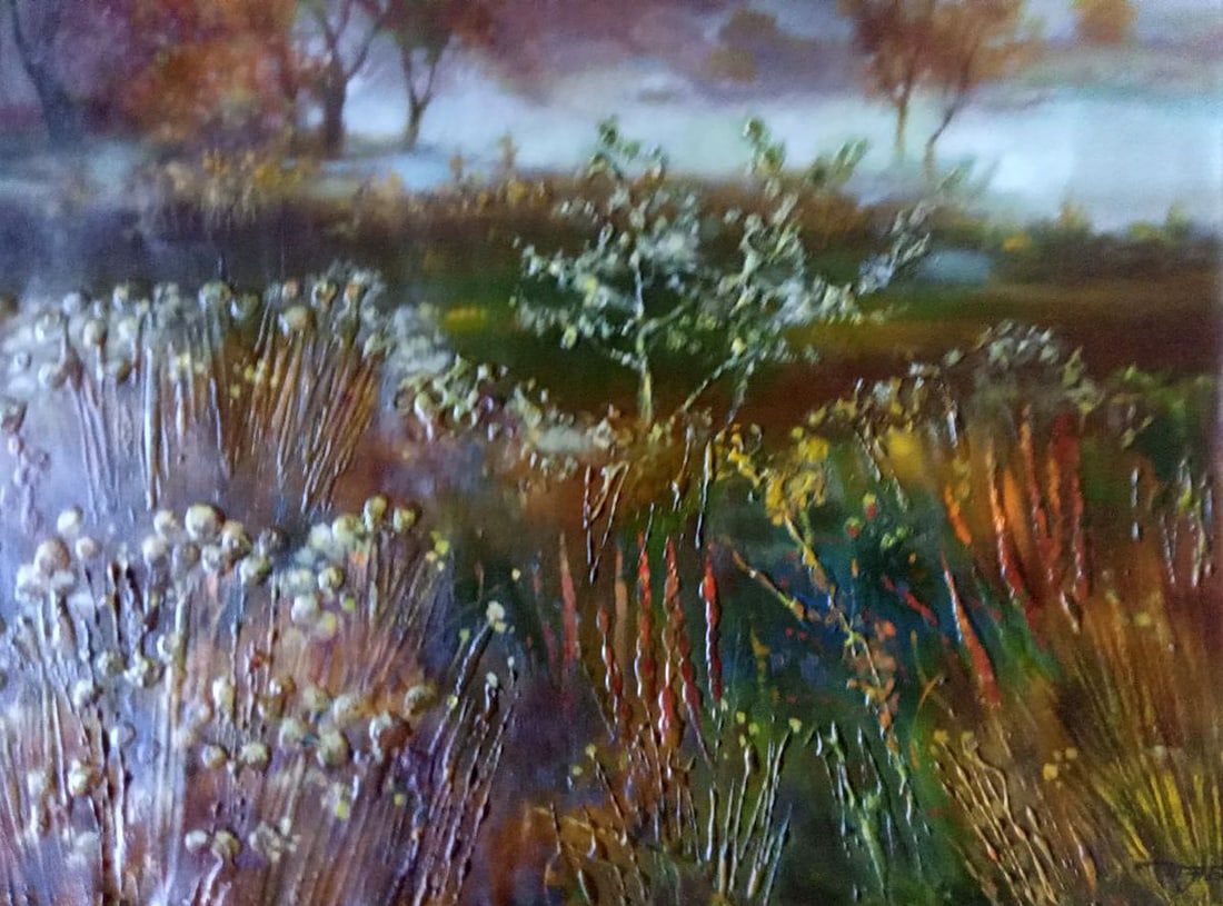 Abstract oil painting Autumn landscape Anatoly Borisovich Tarabanov - 5