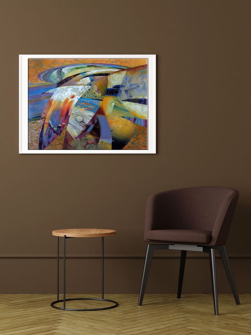 Abstract oil painting Migrant Anatoly Borisovich Tarabanov - 2