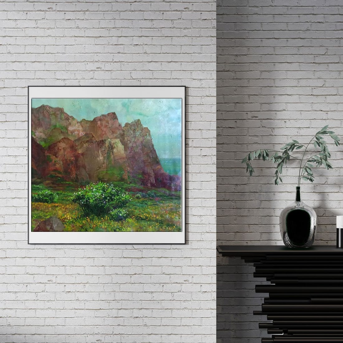 Abstract oil painting Kara-Dag Anatoly Borisovich Tarabanov - 2