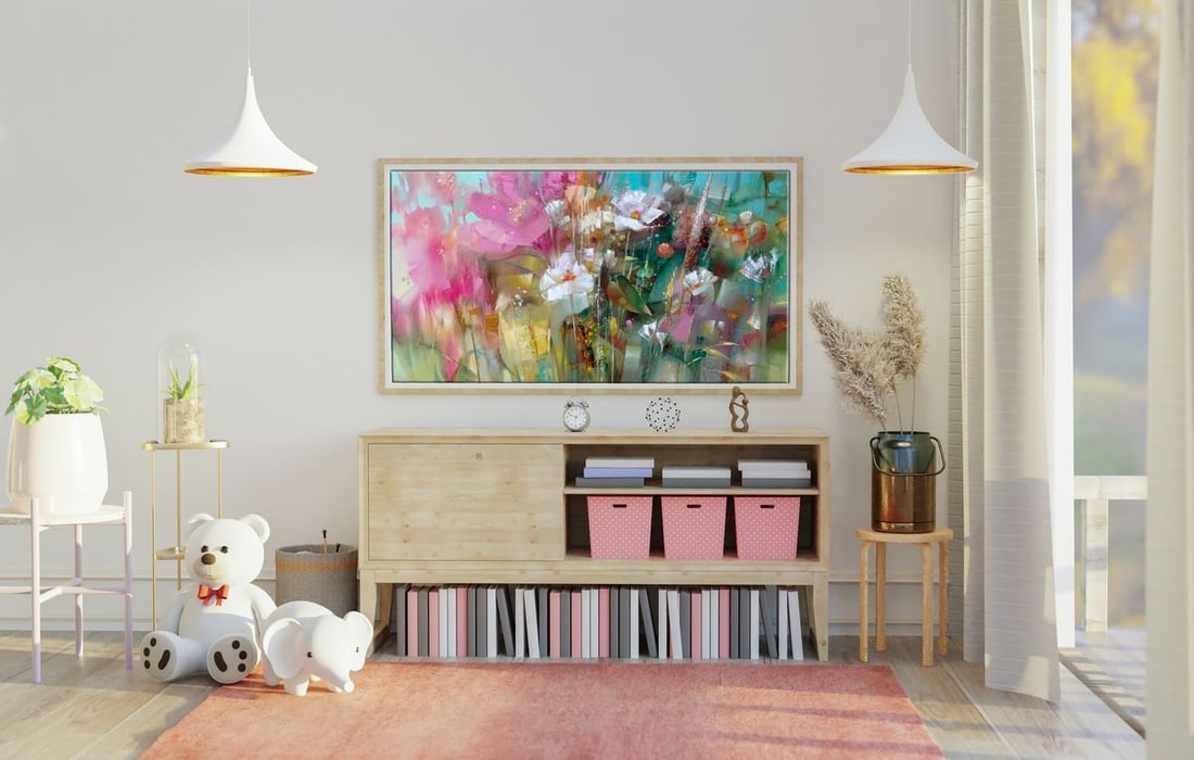 Abstract oil painting Flowers Anatoly Borisovich Tarabanov - 3