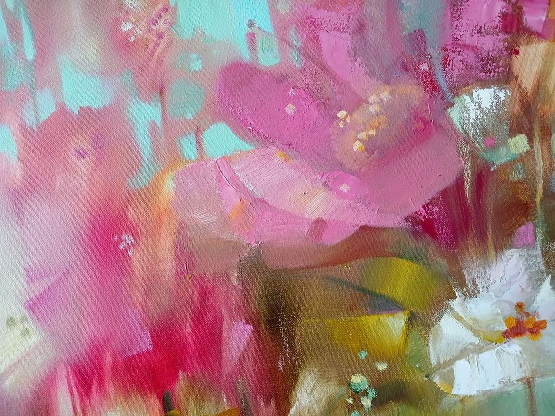 Abstract oil painting Flowers Anatoly Borisovich Tarabanov - 4
