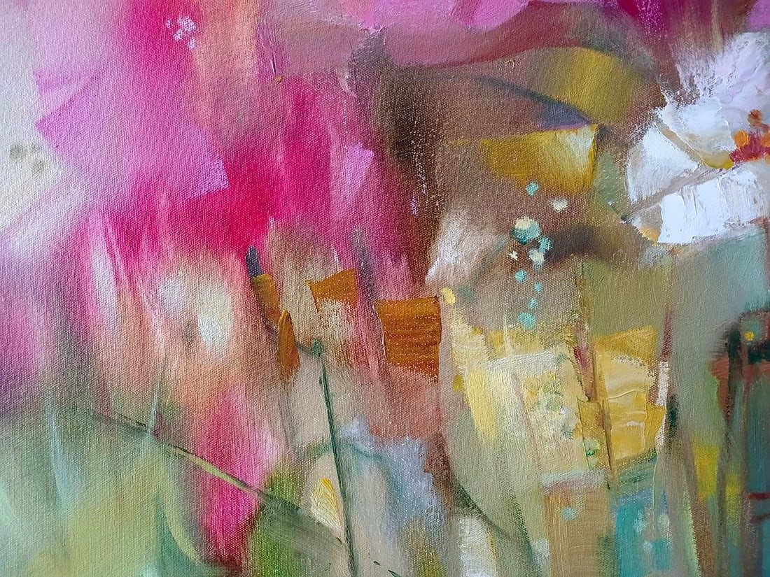 Abstract oil painting Flowers Anatoly Borisovich Tarabanov - 5