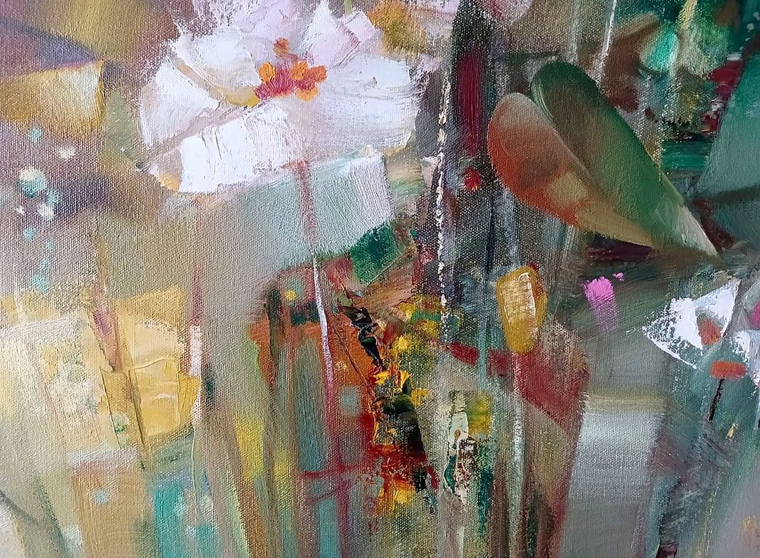 Abstract oil painting Flowers Anatoly Borisovich Tarabanov - 7