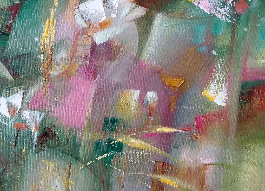 Abstract oil painting Flowers Anatoly Borisovich Tarabanov - 9
