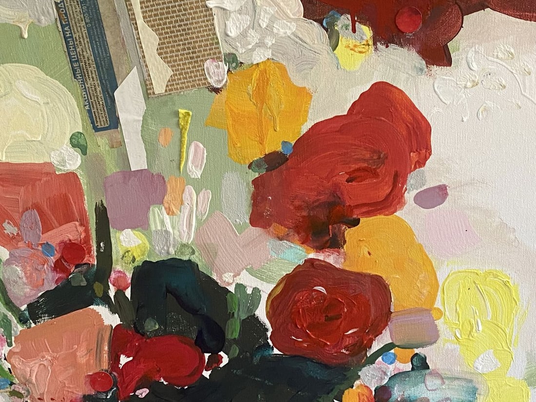 Oil painting Flowers Samchuk Vasily Alexandrovich - 6