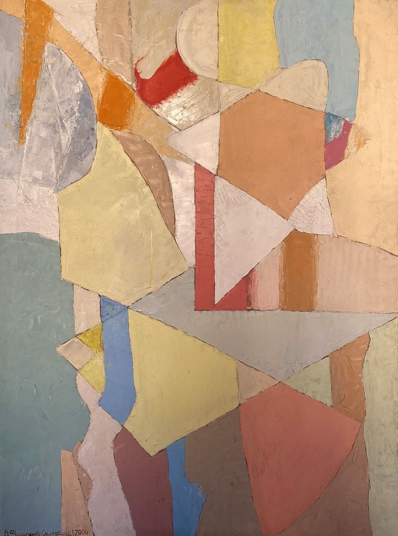 Abstract oil painting Bright day Filipenko Vladimir Valentinovich: Verne 334*** ABOUT THIS PAINTING **** TITLE: Bright day* ARTISTS: Filipenko Vladimir Valentinovich* SIZE: 122x91 cm/'48.03x35.82 inches' * MEDIUM: oil, canvas* HAND PAINTED: Original painting from