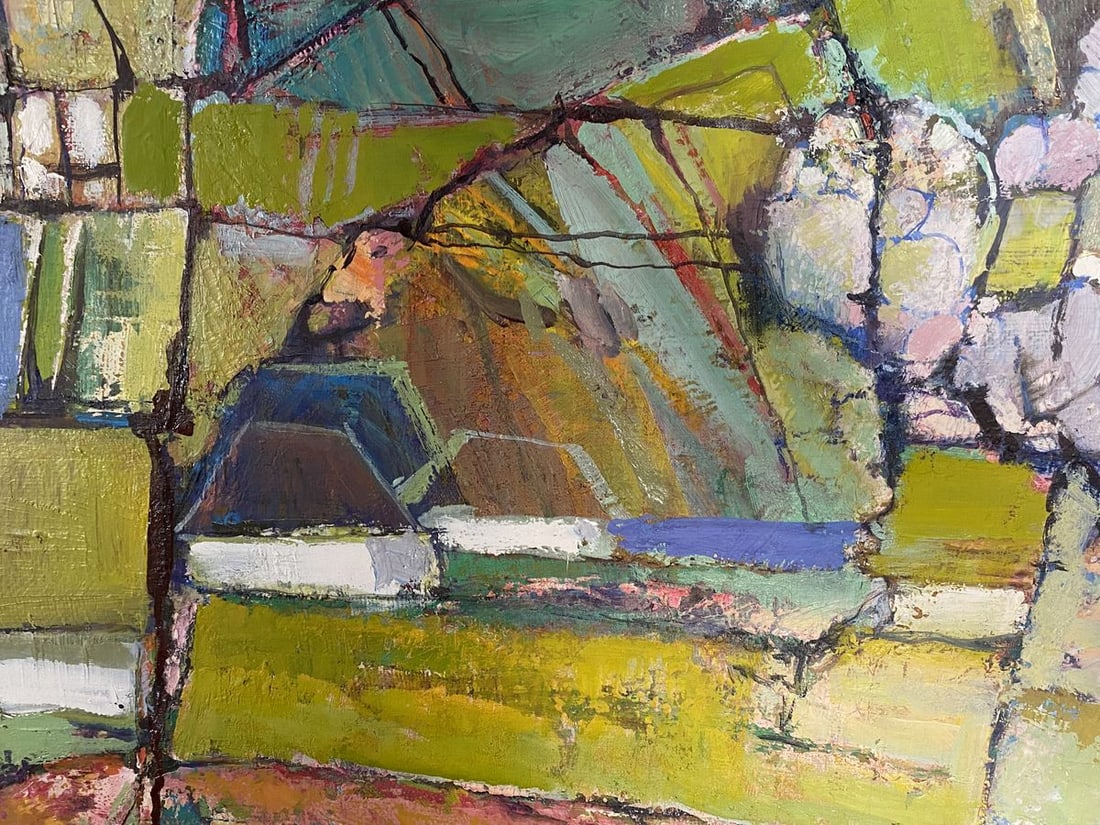 Abstract oil painting April Skorupsky Isaac Abramovich - 6