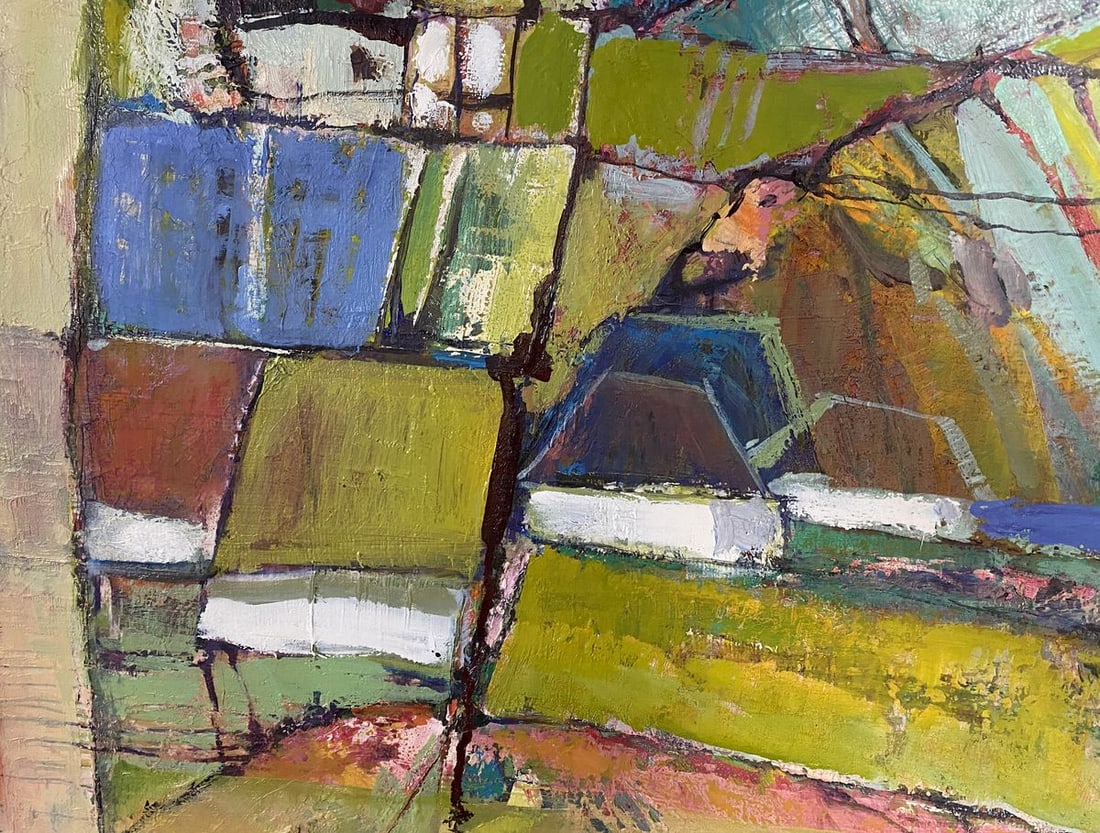 Abstract oil painting April Skorupsky Isaac Abramovich - 7