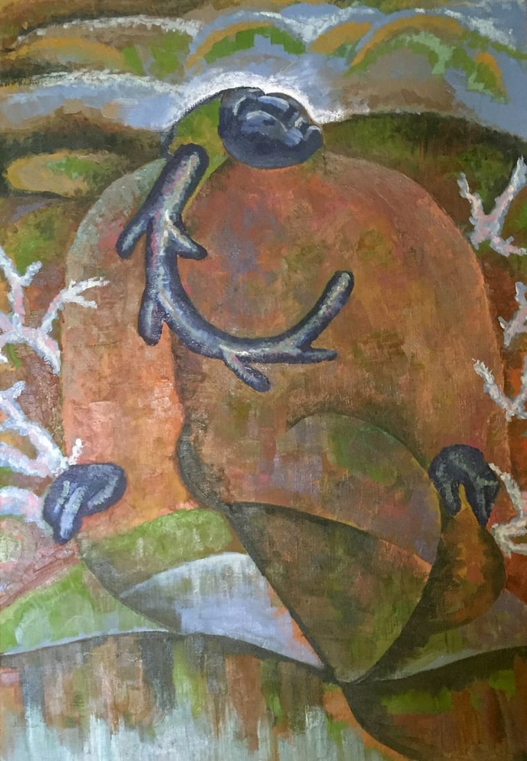 Oil painting Tabalah-urasa V. Kudrin: GS 9 *** ABOUT THIS PAINTING *** * TITLE: Tabalah-urasa * ARTISTS: V. Kudrin * SIZE: 70x100cm/'27.55x39.37 inches' * MEDIUM: oil, canvas * HAND PAINTED: Original painting from our collection *