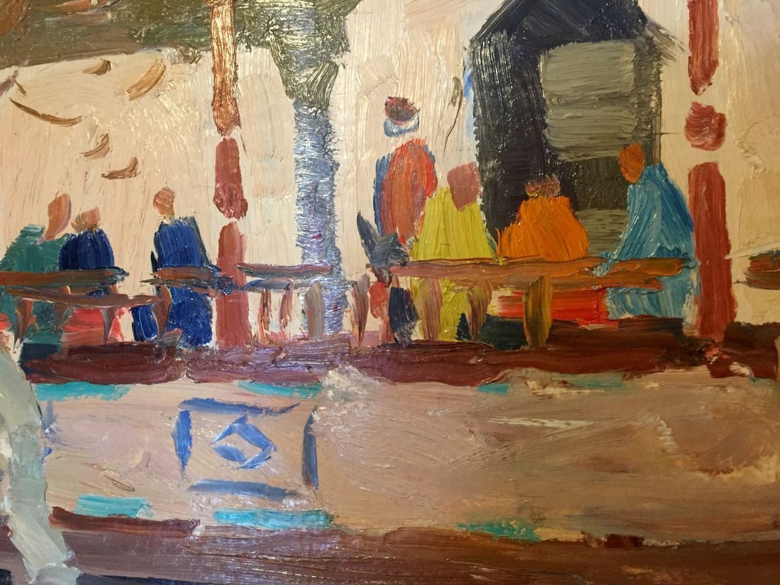 Oil painting Meeting people Konovalov Yuri Alexandrovich - 3