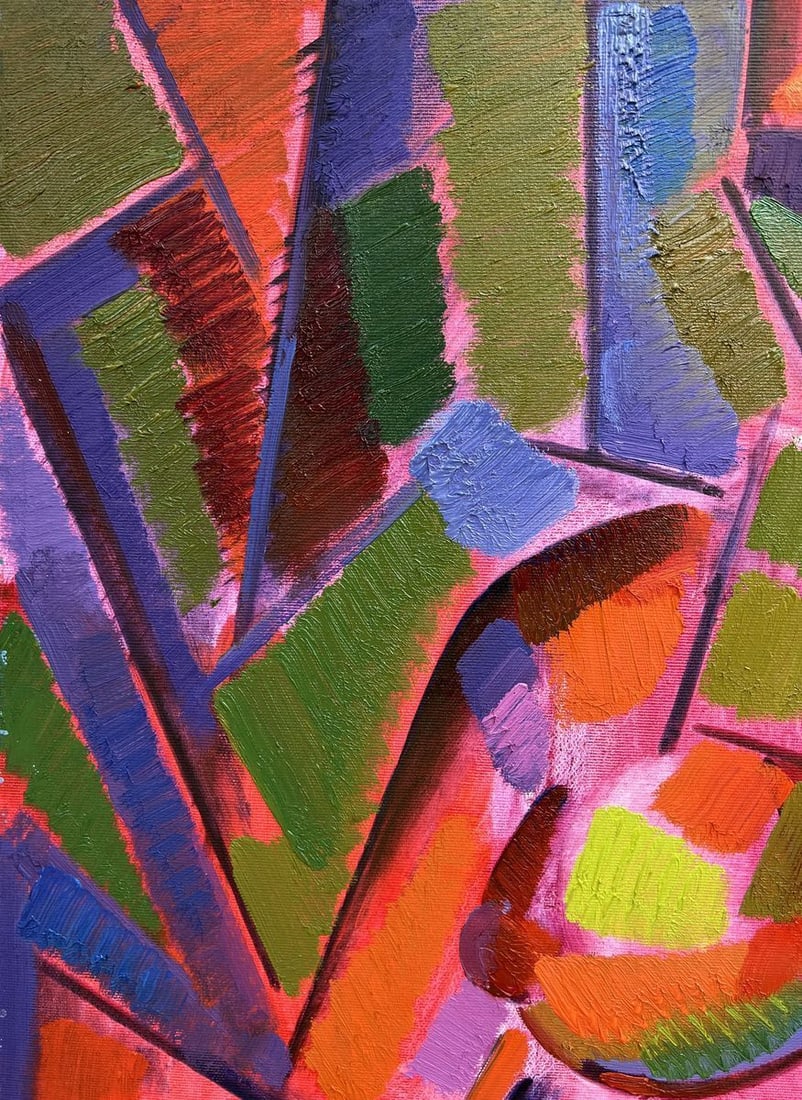 Abstract oil painting Figure Peter Tovpev - 2