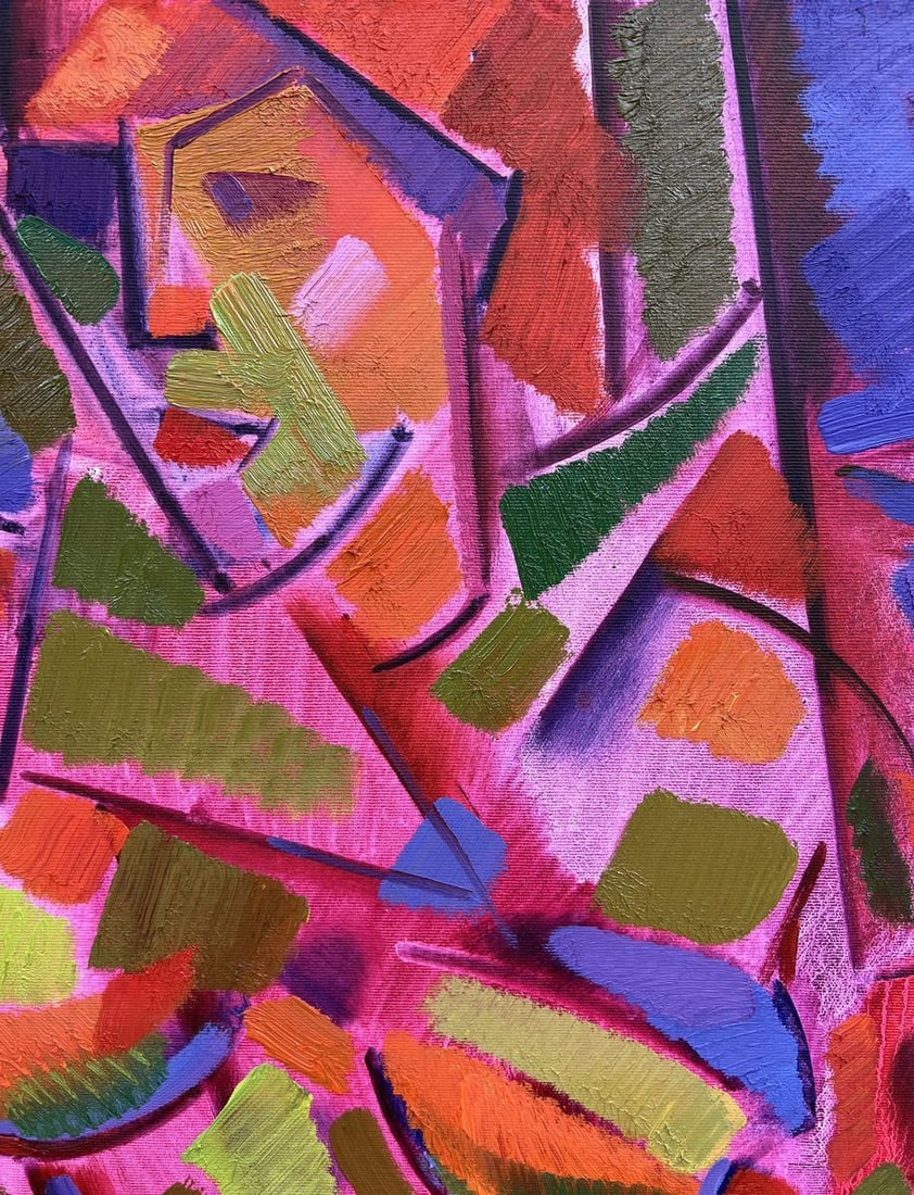 Abstract oil painting Figure Peter Tovpev - 3