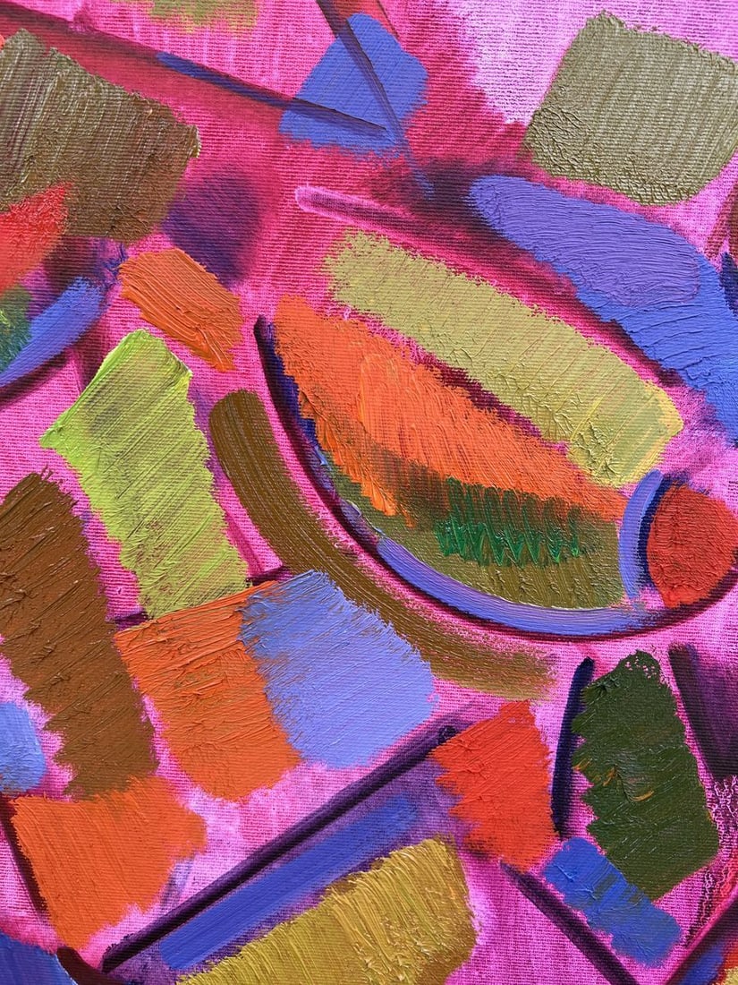 Abstract oil painting Figure Peter Tovpev - 6