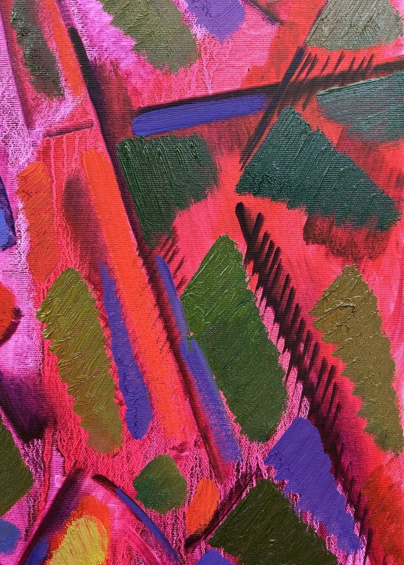 Abstract oil painting Figure Peter Tovpev - 7