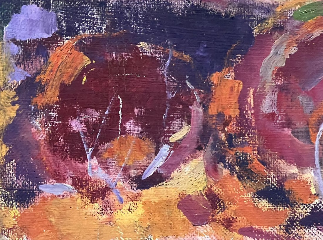 Abstract oil painting between the rainbow Peter Tovpev - 8