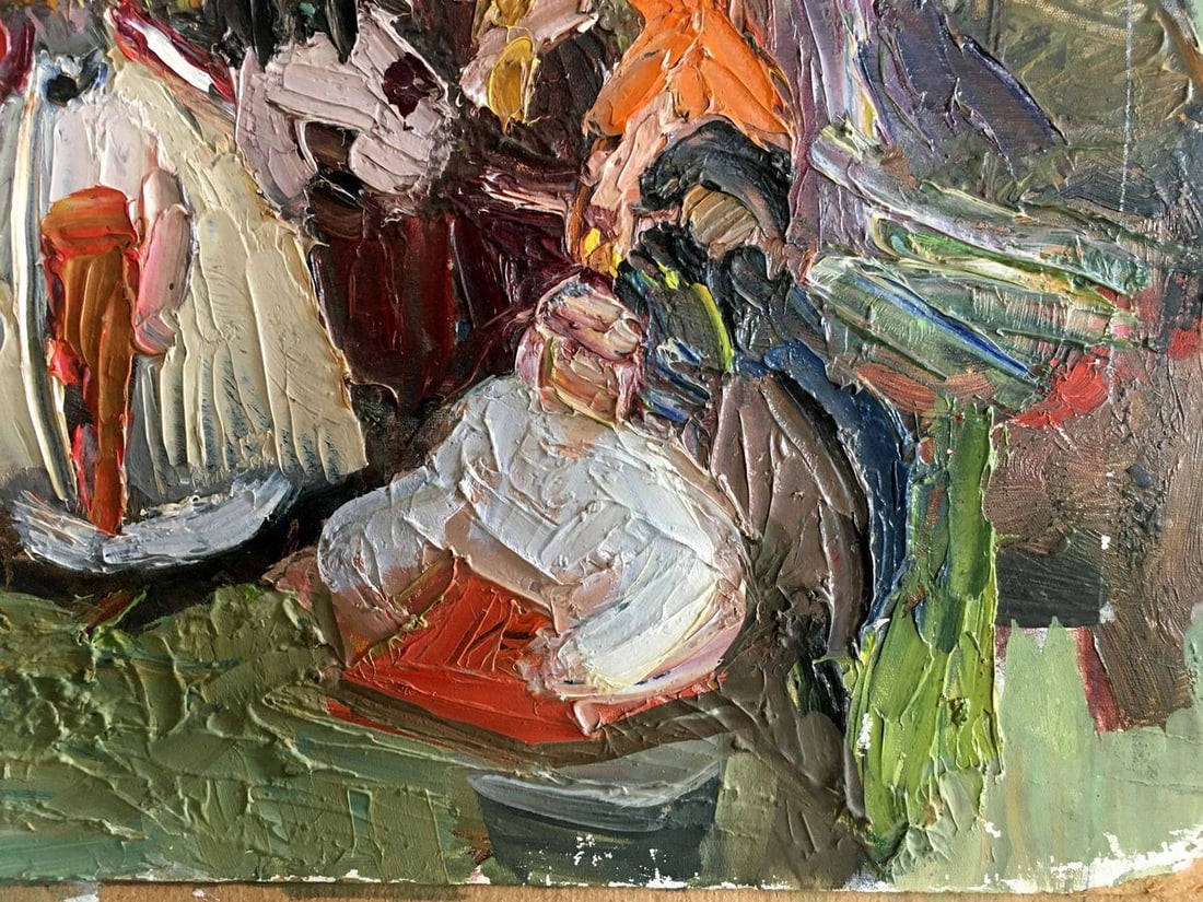 Oil painting People on a picnic - 4