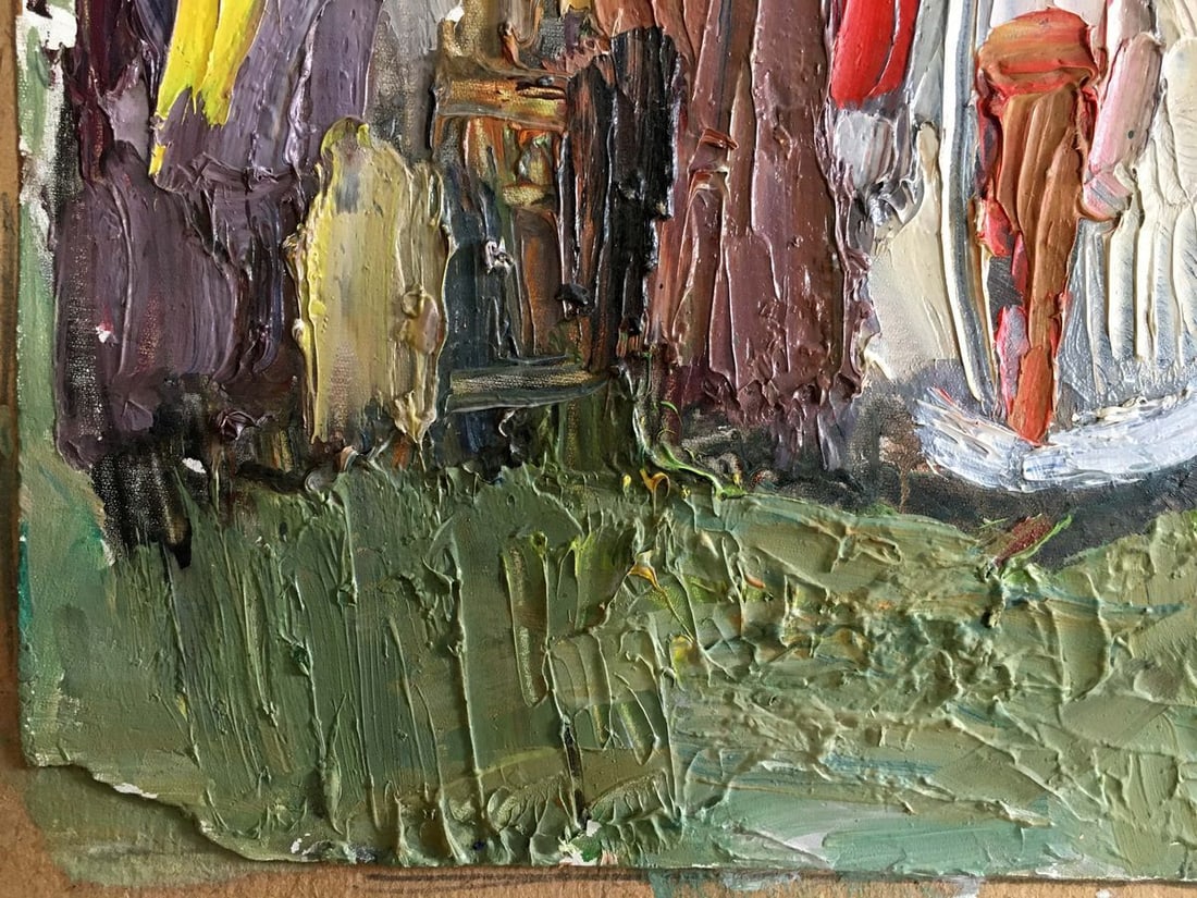 Oil painting People on a picnic - 5