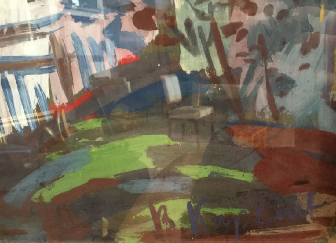 Abstract oil painting In the town Karelin Vyacheslav - 3