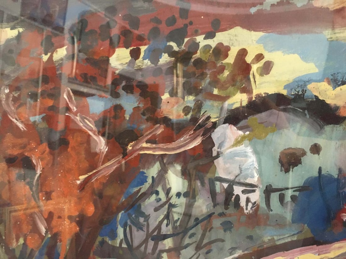 Abstract oil painting In the town Karelin Vyacheslav - 7