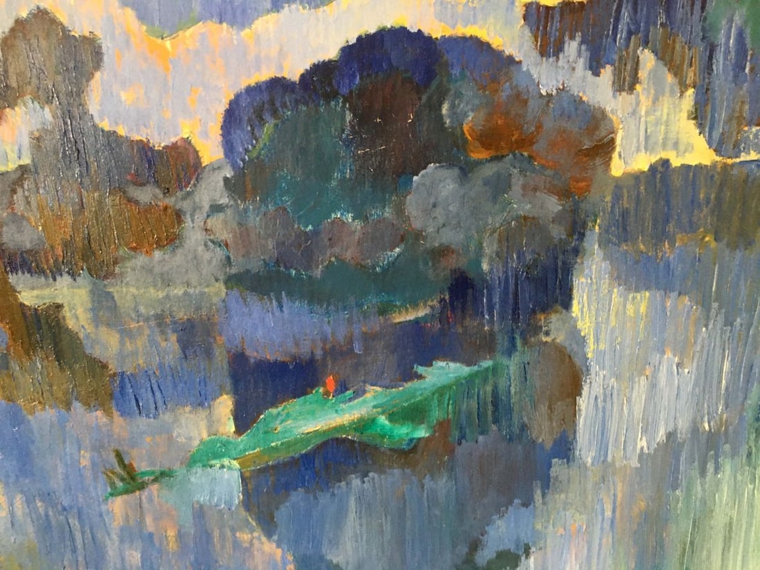 Abstract oil painting Something in the river Kiyansky Yuri Ivanovich - 3