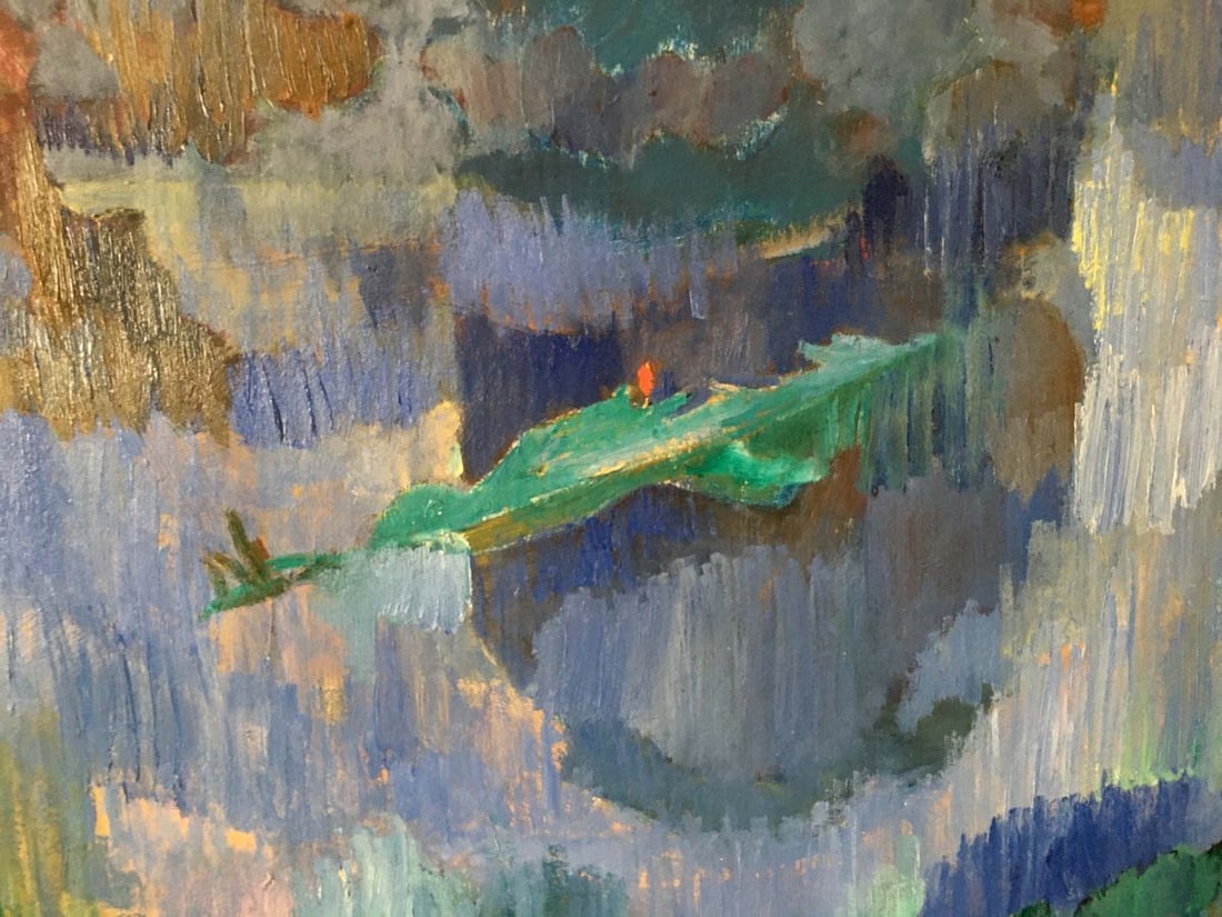 Abstract oil painting Something in the river Kiyansky Yuri Ivanovich - 6