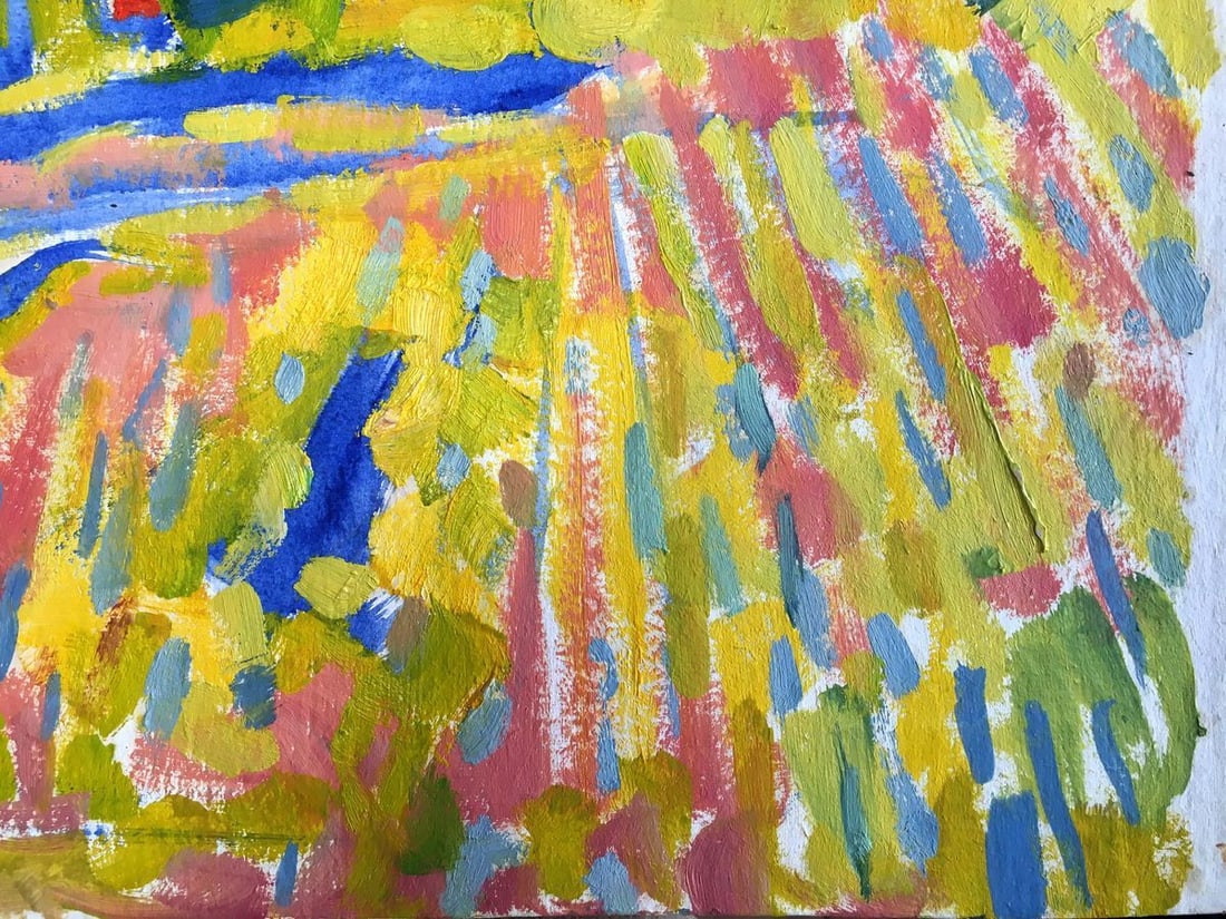 Abstract oil painting Landscape of fields Kiyansky Yuri Ivanovich - 4