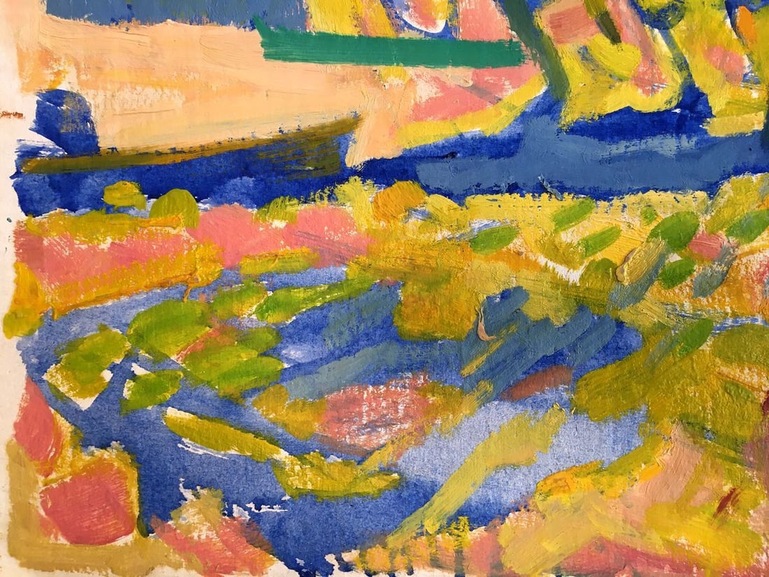 Abstract oil painting Landscape of fields Kiyansky Yuri Ivanovich - 6