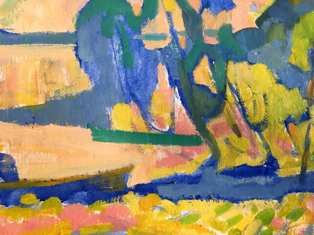 Abstract oil painting Landscape of fields Kiyansky Yuri Ivanovich - 7