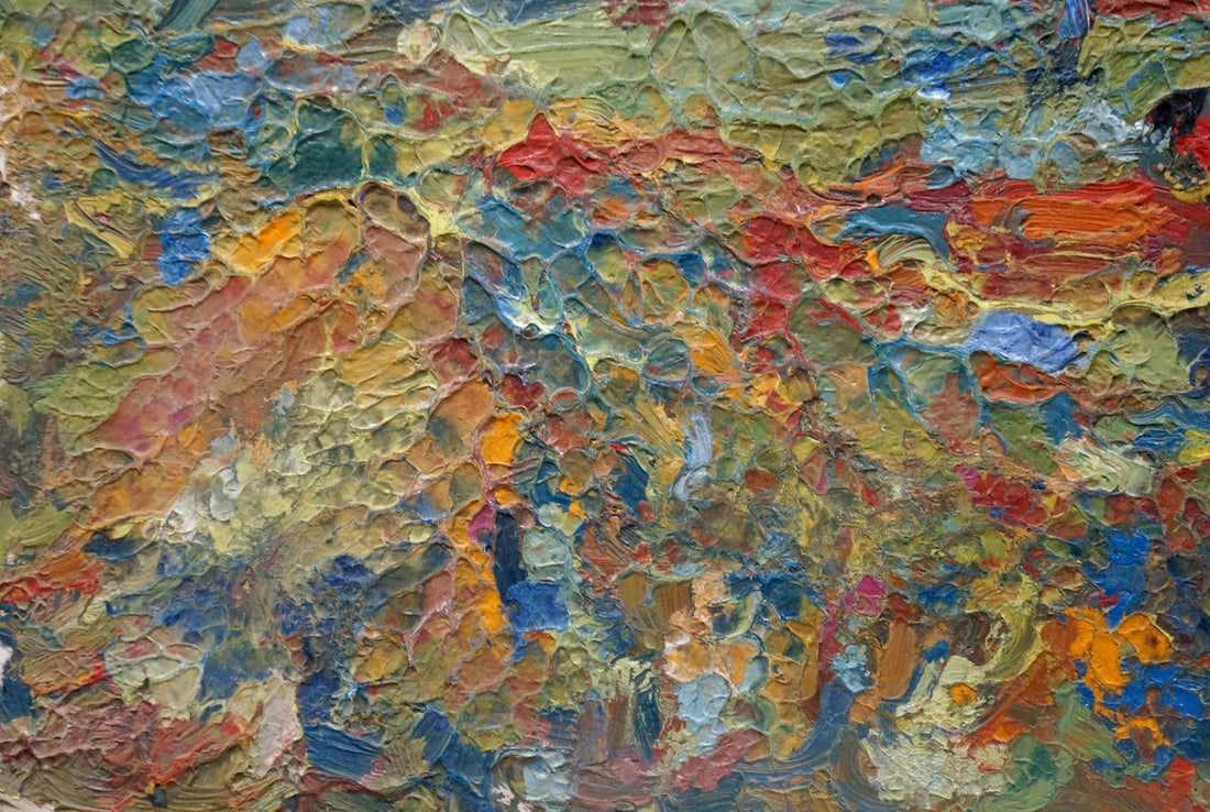 Abstract oil painting Like in fog Dupliy Sergey Alexandrovich - 2