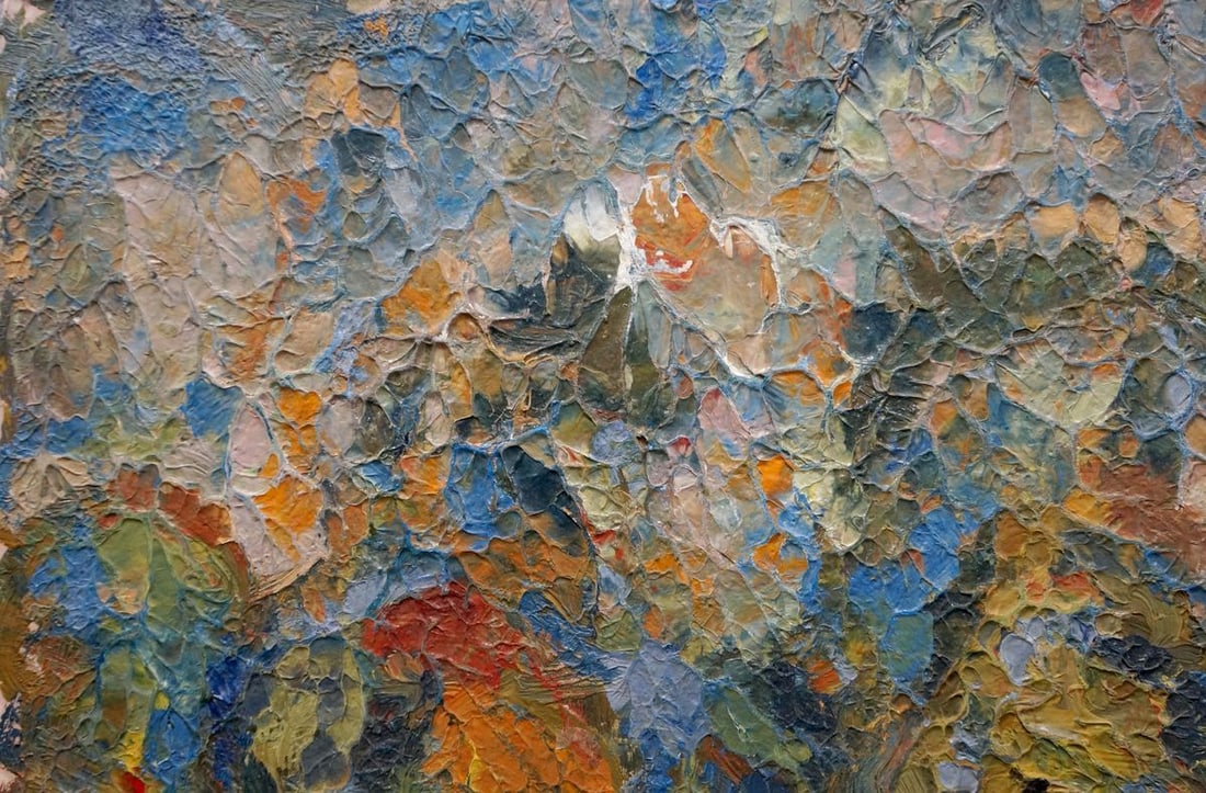 Abstract oil painting Like in fog Dupliy Sergey Alexandrovich - 3