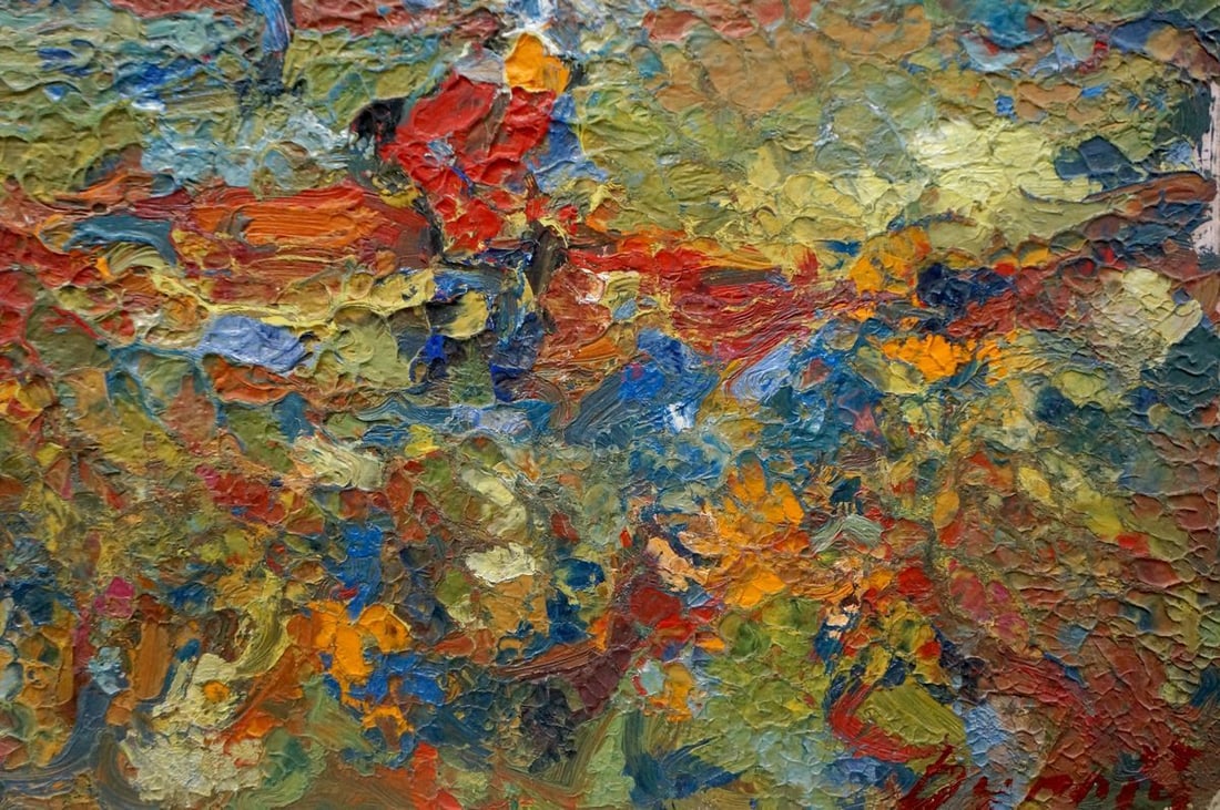 Abstract oil painting Like in fog Dupliy Sergey Alexandrovich - 5